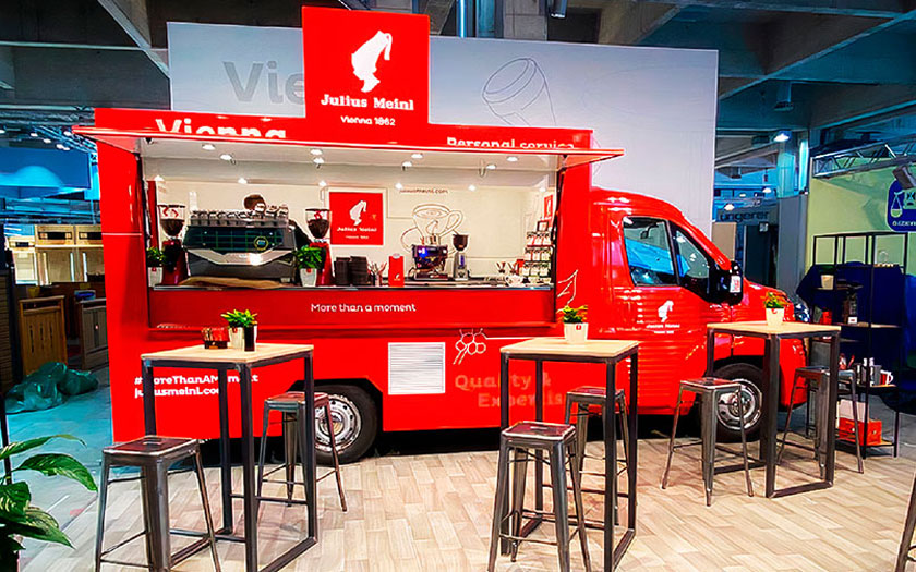 Julius Meinl coffee truck; Photo: Costi