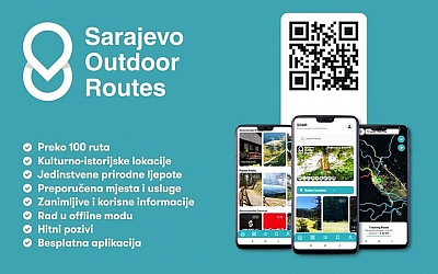 Sarajevo Outdoor Routes aplikacija